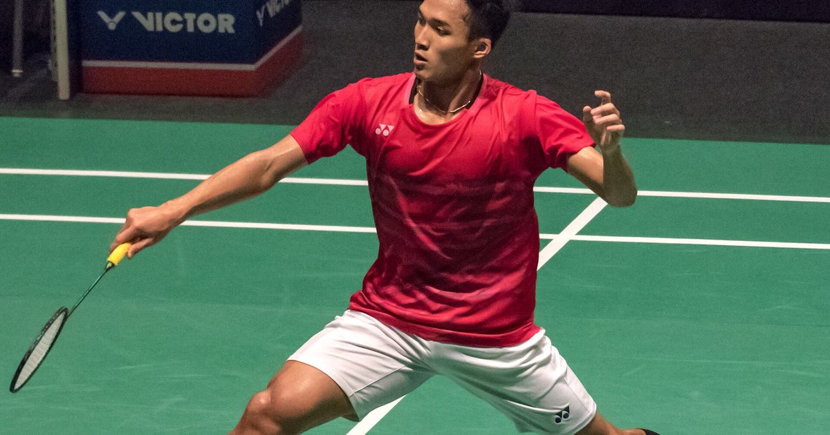 Jonatan Christie, tunggal putra Indonesia yang menghadapi Alwi Farhan di Denmark Open 2026