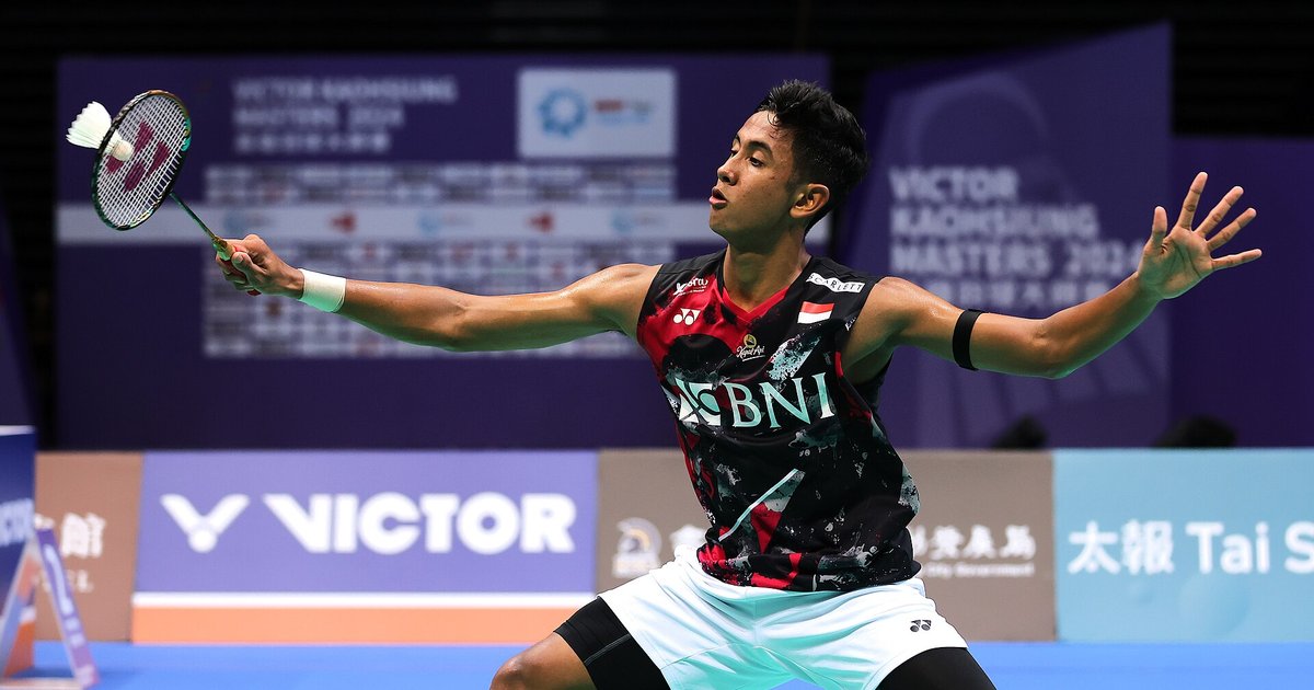 Tunggal putra Indonesia Alwi Farhan di Denmark Open 2026