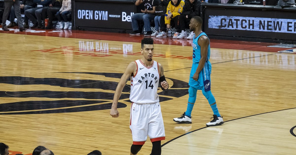 Para pemain Toronto Raptors dalam laga NBA